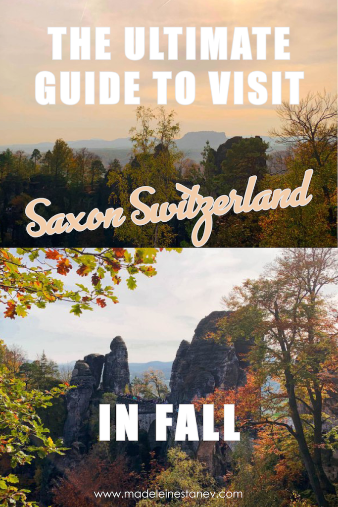 Travel Guide Saxon Switzerland in Fall Pinterest
