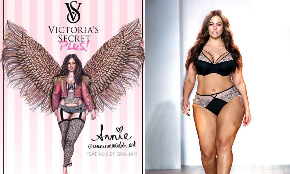 Ashley Graham as the first plus size VS model would be the right step towards a healthier body image