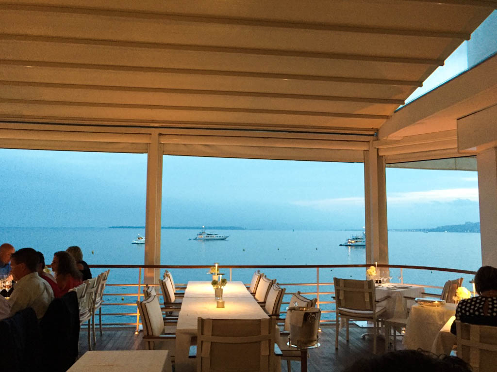 view over the Mediterrenean Sea from Louroc Restaurant